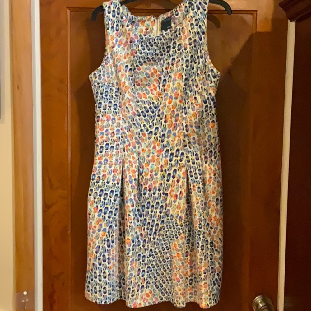 Gabby Skye Multicolor Abstract Dress 14